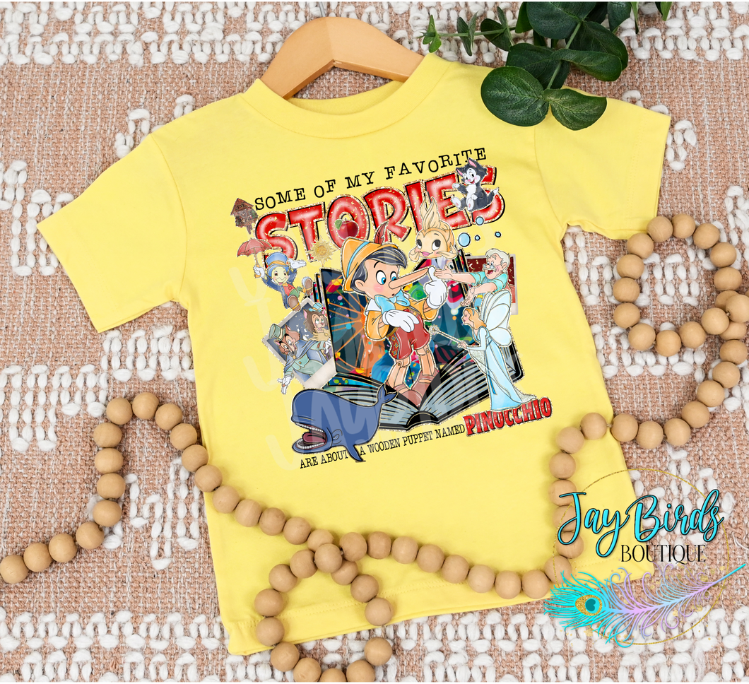 Favorite Stories Pinocchio Solid Tee