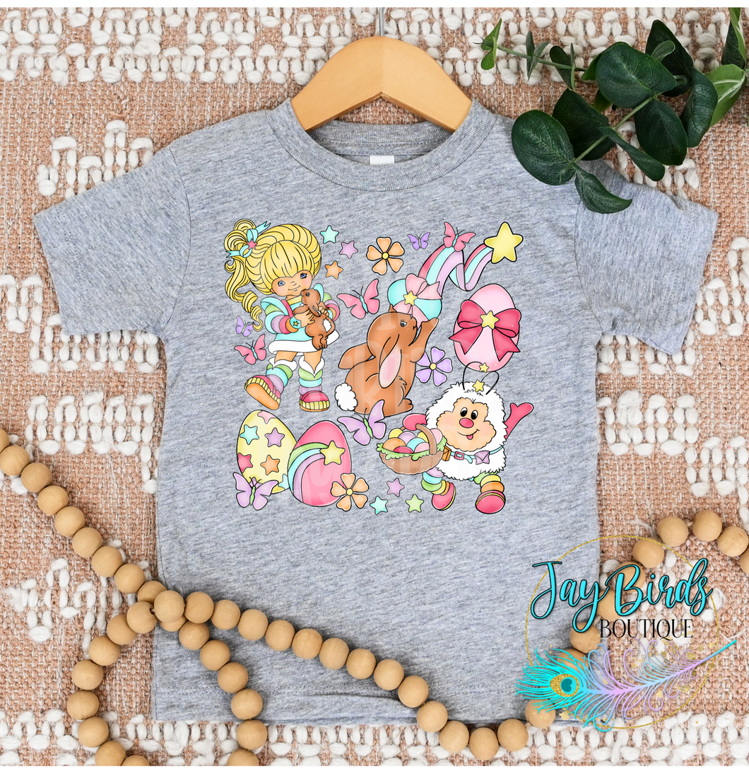 Easter Rainbow Solid Tee