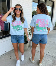 Load image into Gallery viewer, Front &amp; Back Gator Solid tee (Pink)
