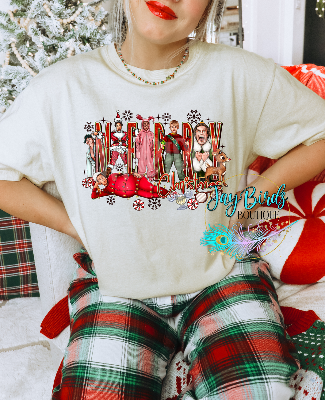 Merry Christmas Favs Solid tee