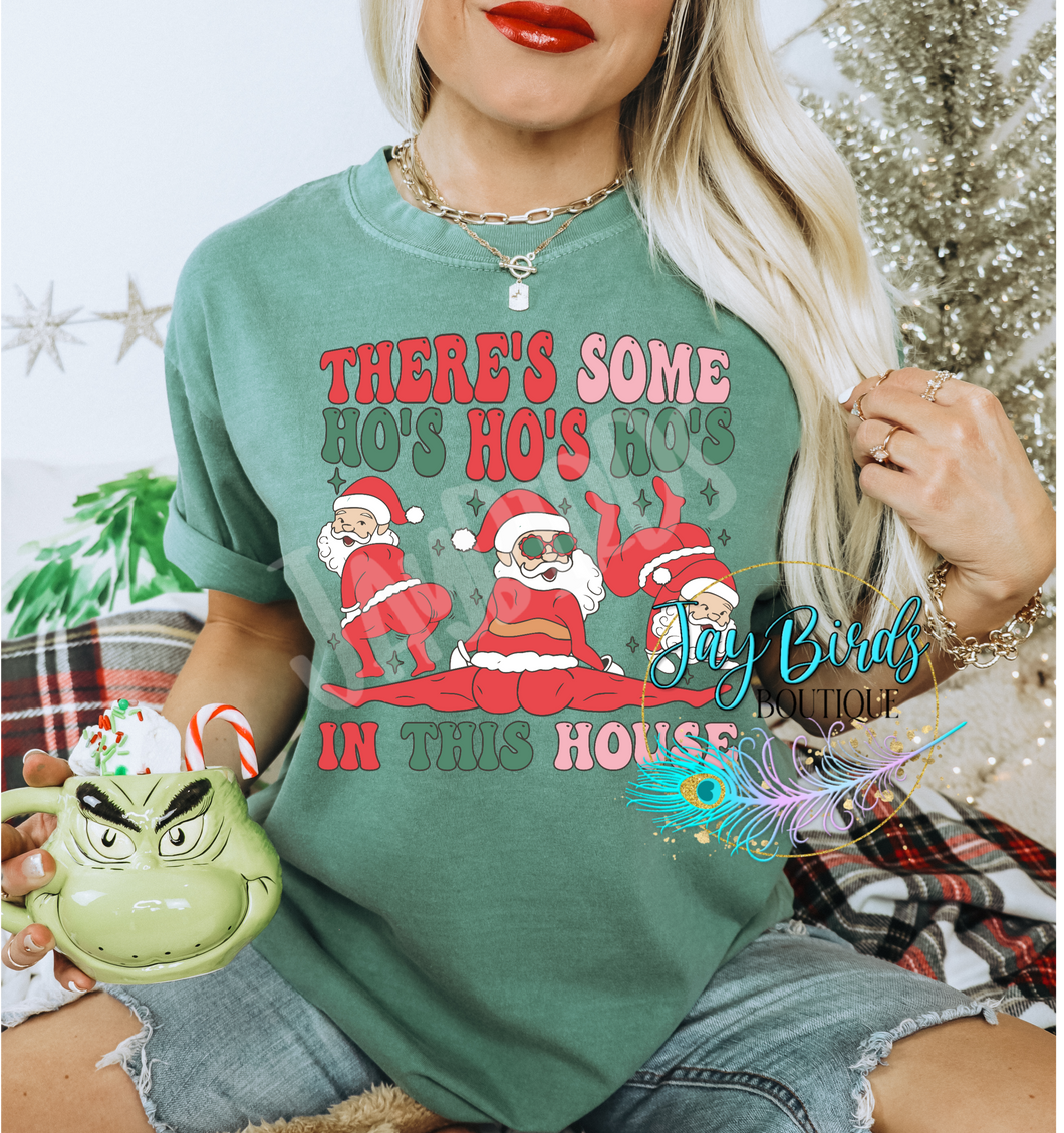 There's some ho's in this house Solid tee