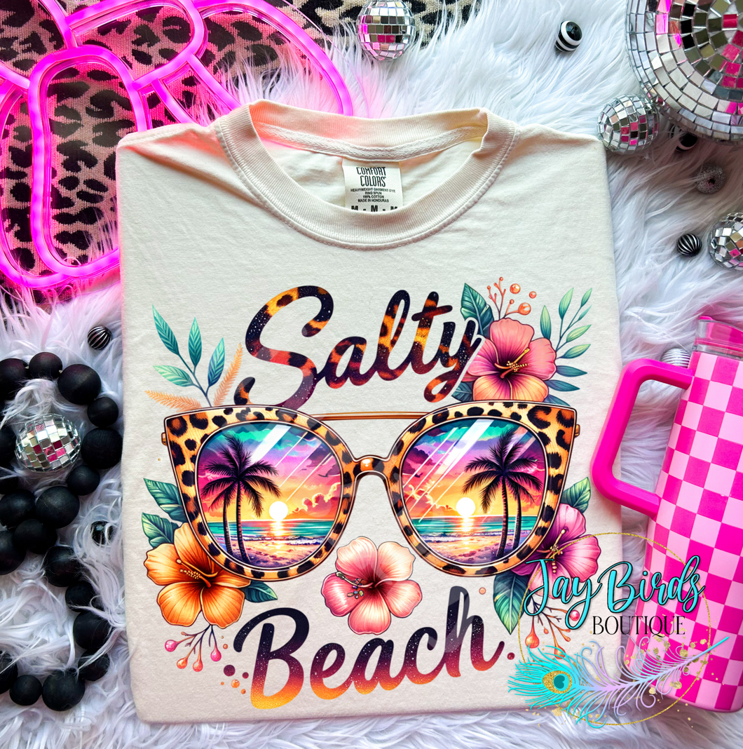 Salty Beach Solid Tee