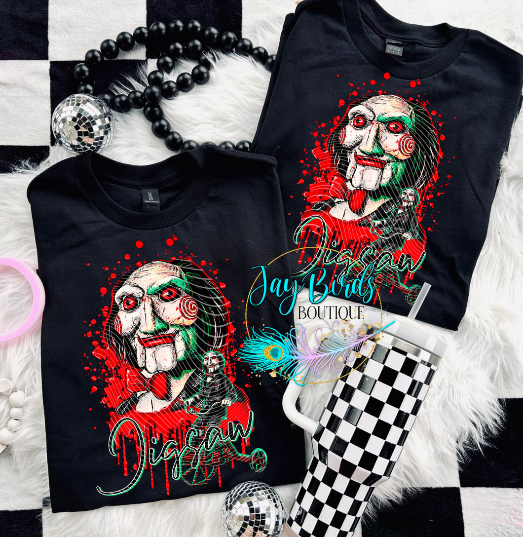 Saw Splatter Solid tee