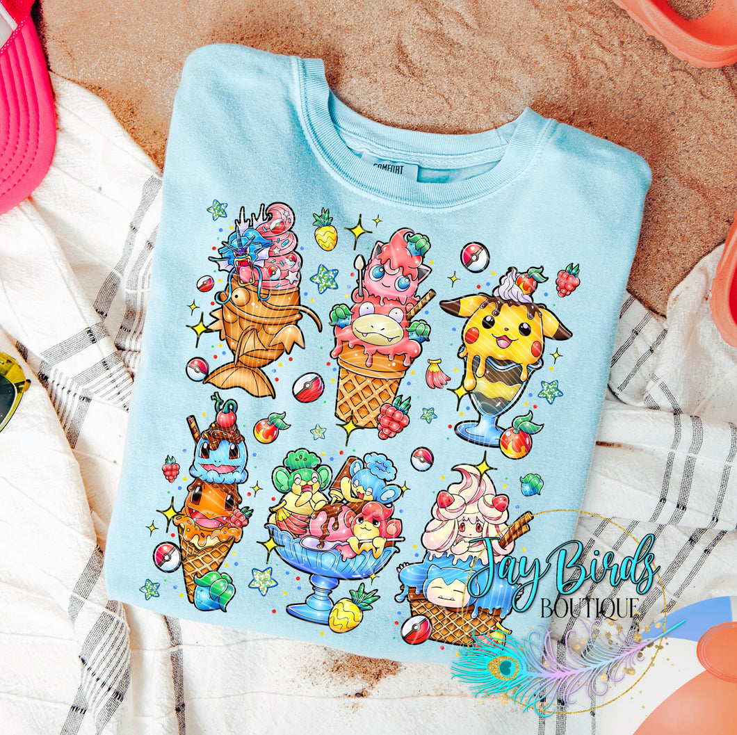 Poke Ice cream Solid tee