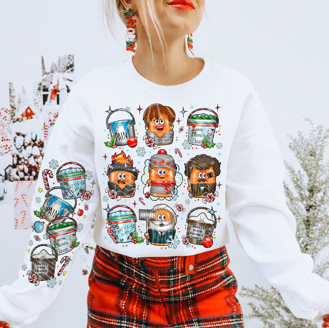 Home Alone Nuggets Crew W/ Sleeve Print