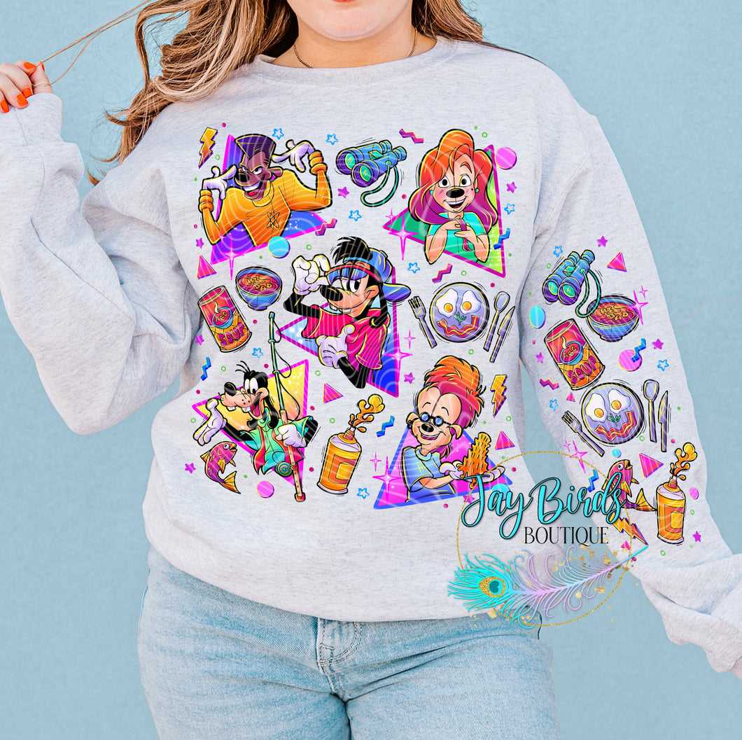 Goofy Tattoo Crew W/ Sleeve Print
