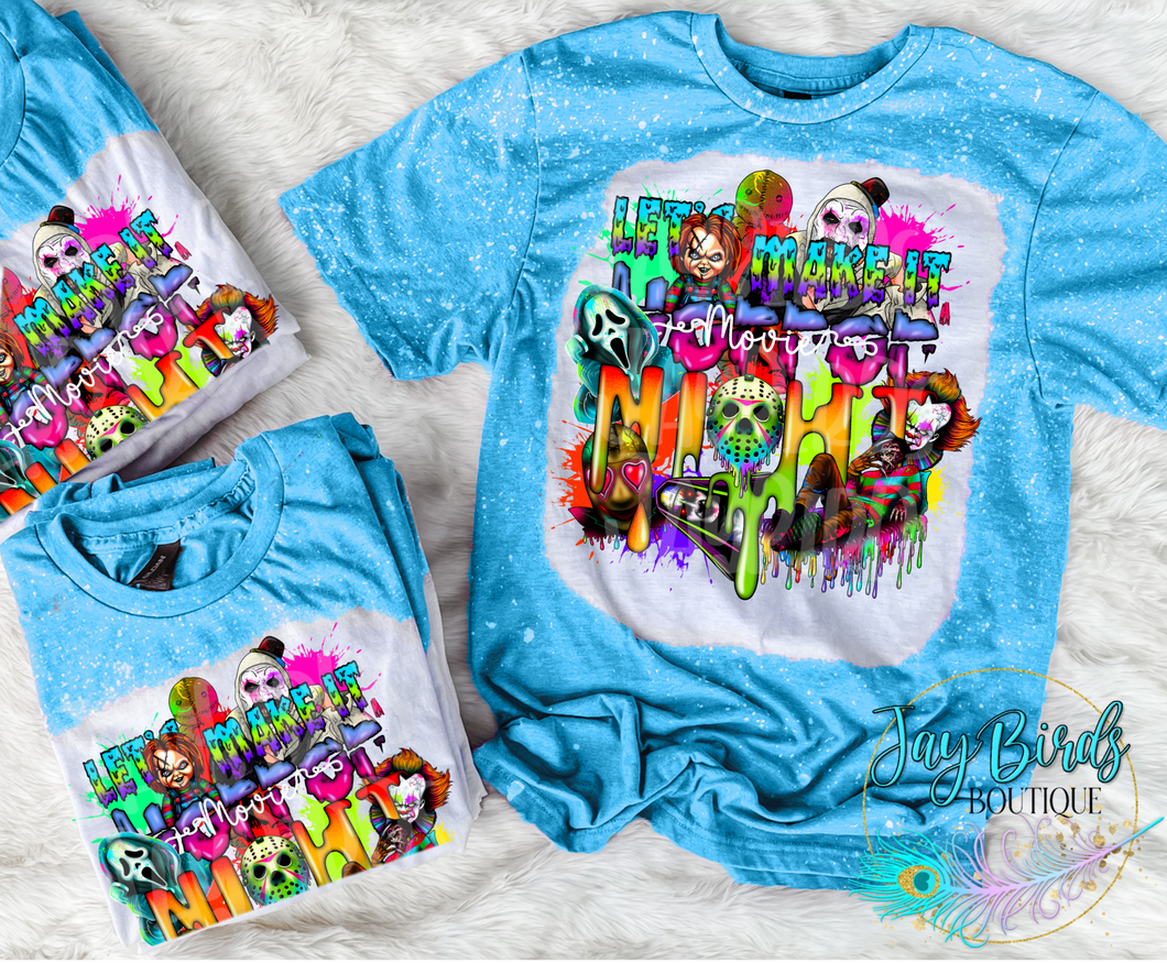 Movie night splatter