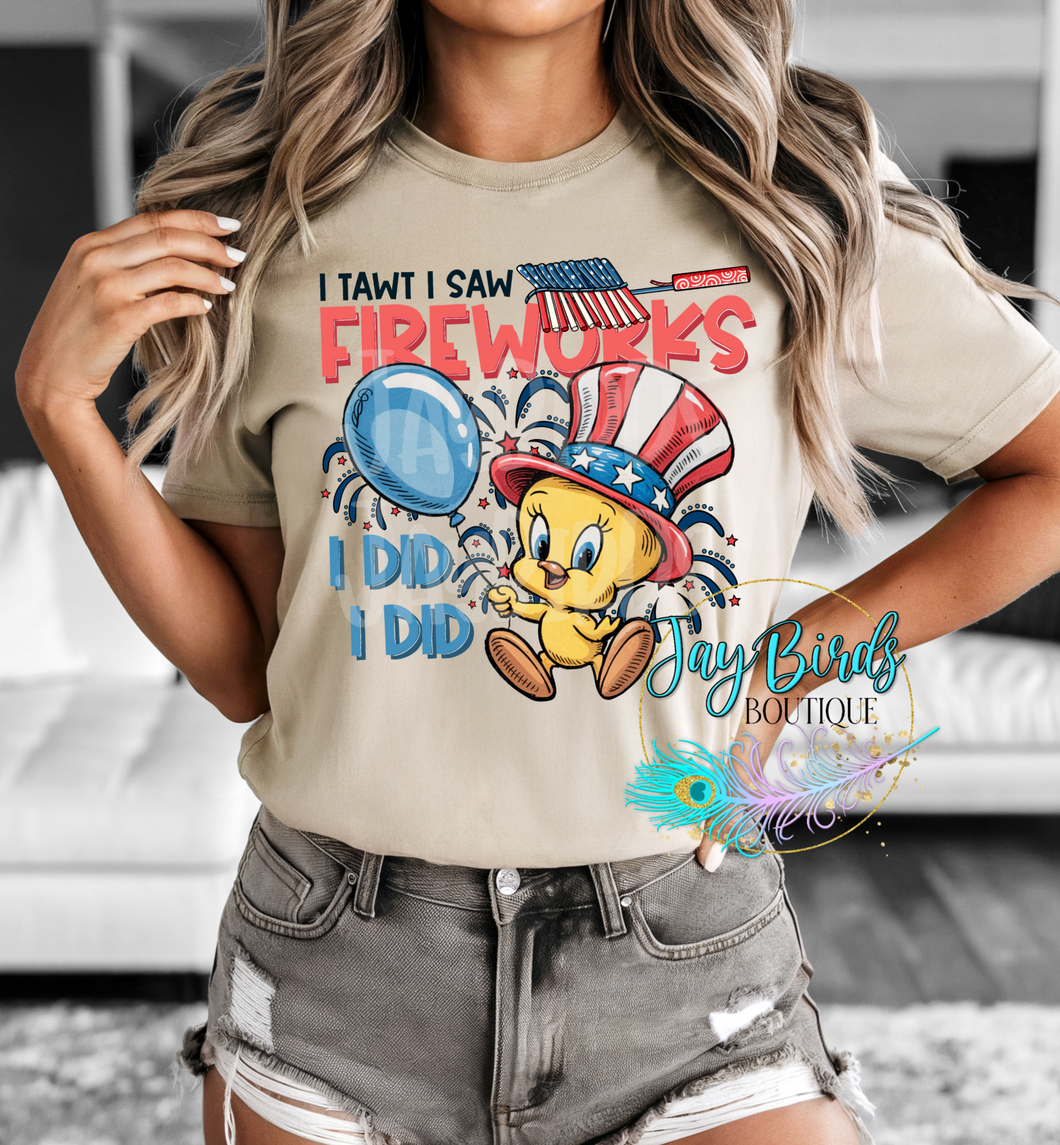 Patriotic Tweety Solid Tee