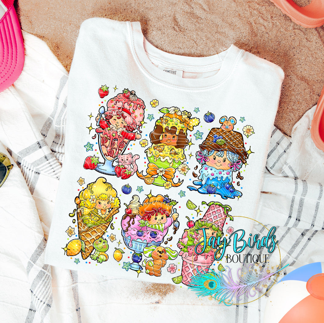 Strawberry Ice cream Solid tee