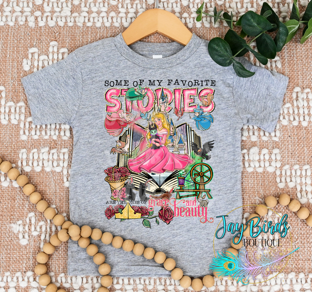 Favorite Stories Sleeping Beauty Solid Tee