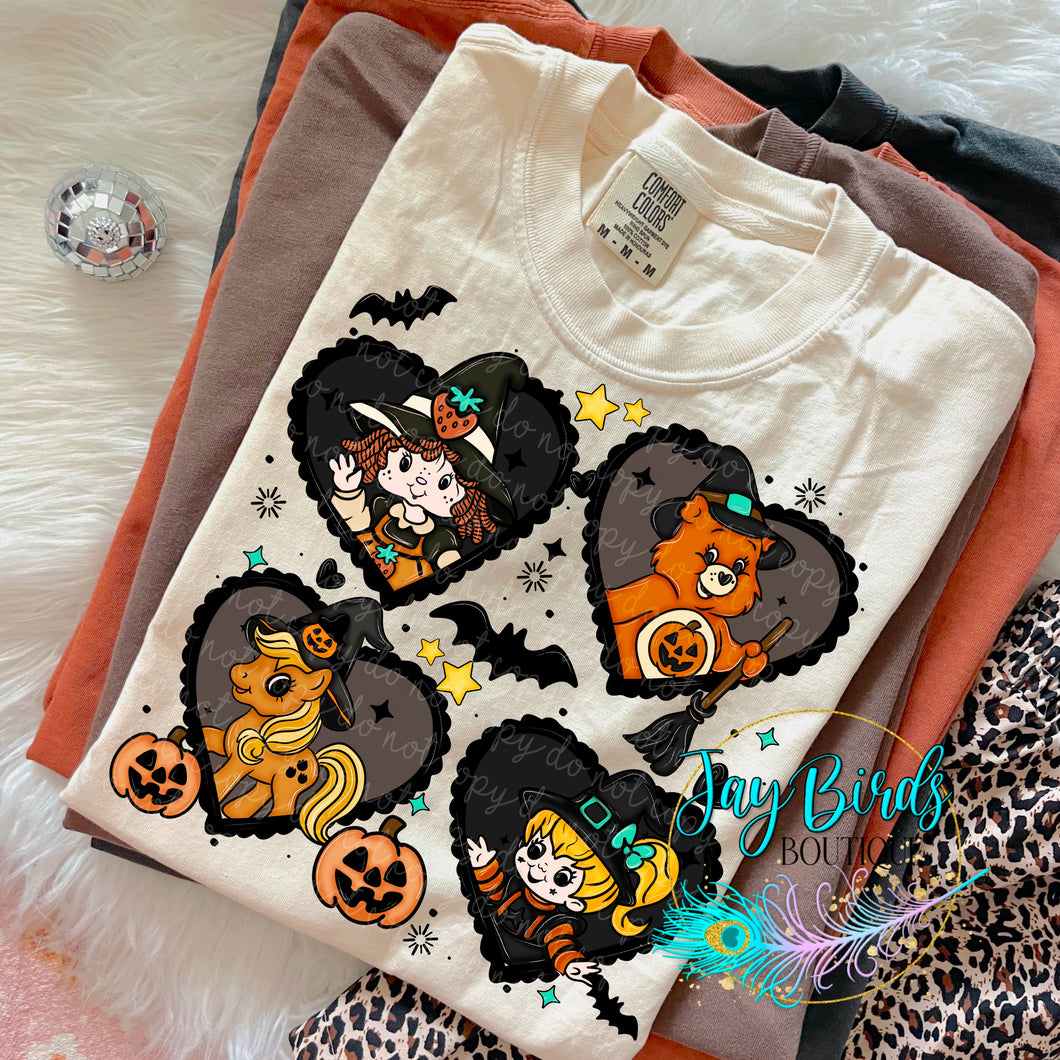80's favs Halloween Solid tee