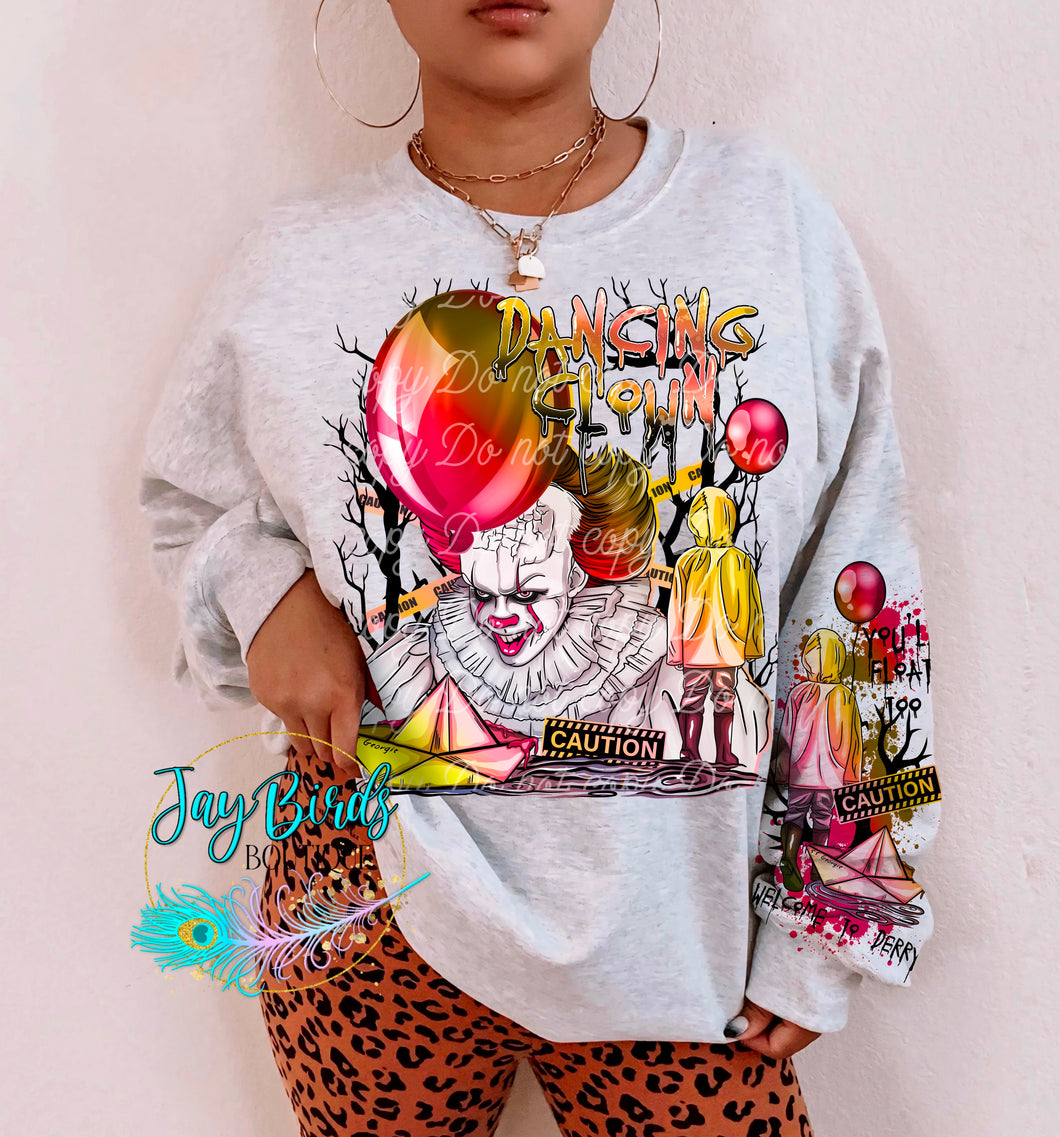The dancing clown Fleece Crew