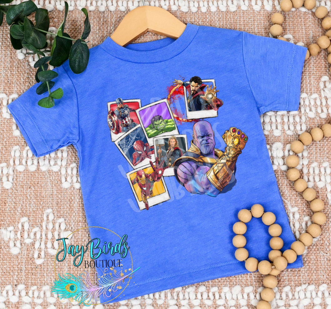 Polaroid Superheros Solid Tee