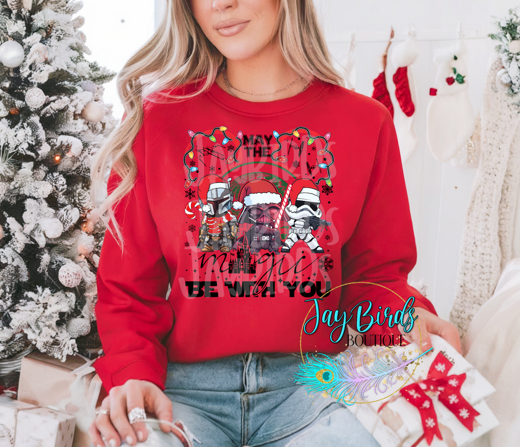 Wars Christmas Fleece crew
