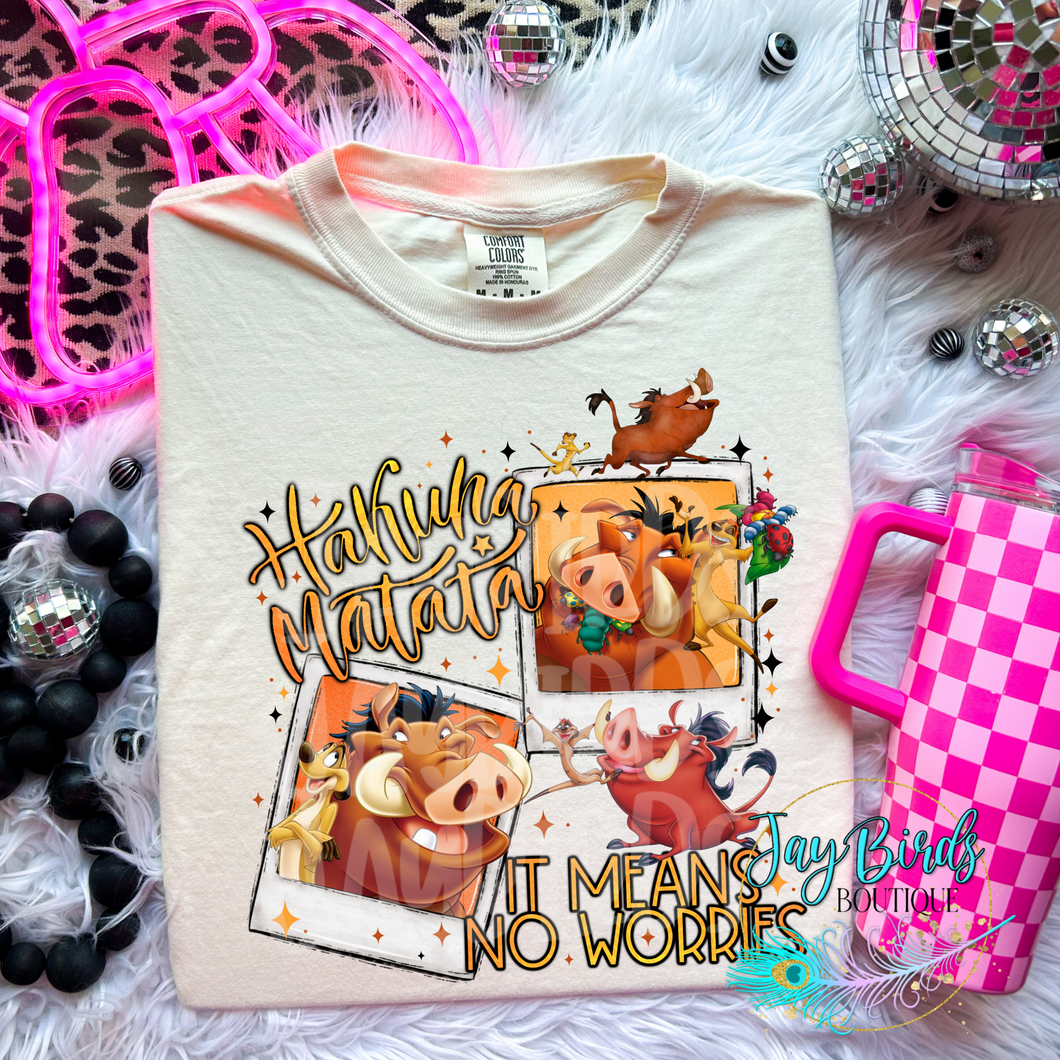 Polaroid Hakuna Matata Solid Tee