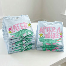 Load image into Gallery viewer, Front &amp; Back Gator Solid tee (Pink)
