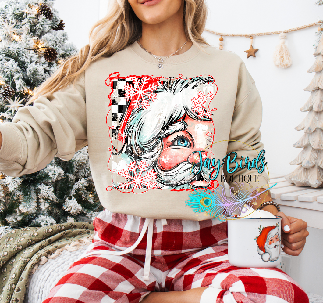 Retro Santa Selfie Crew