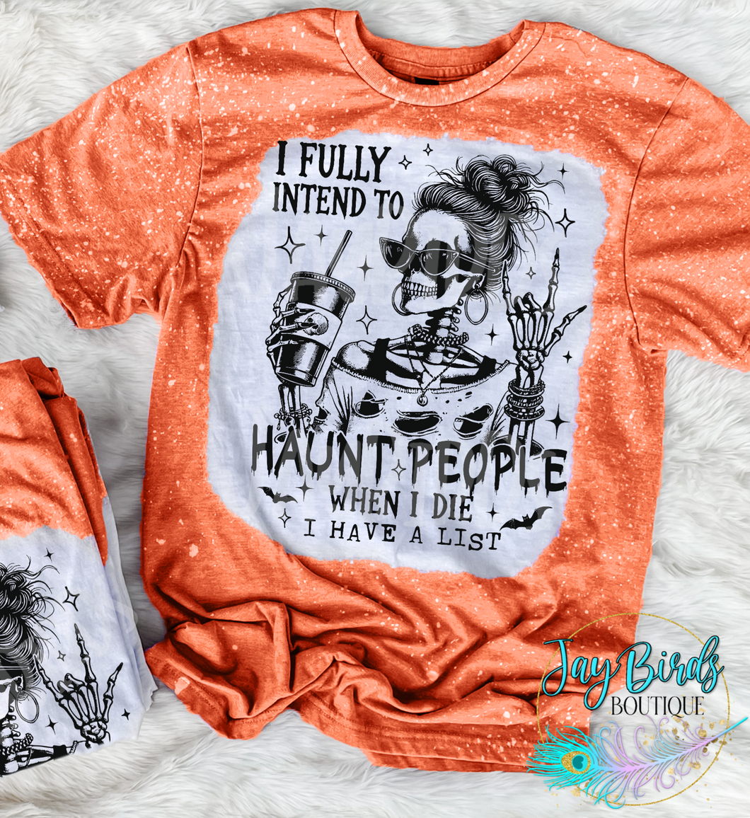 Haunt people