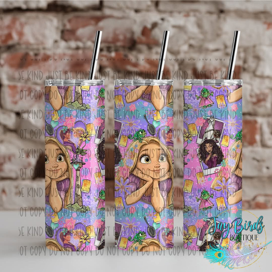Polaroid Tangled Tumbler