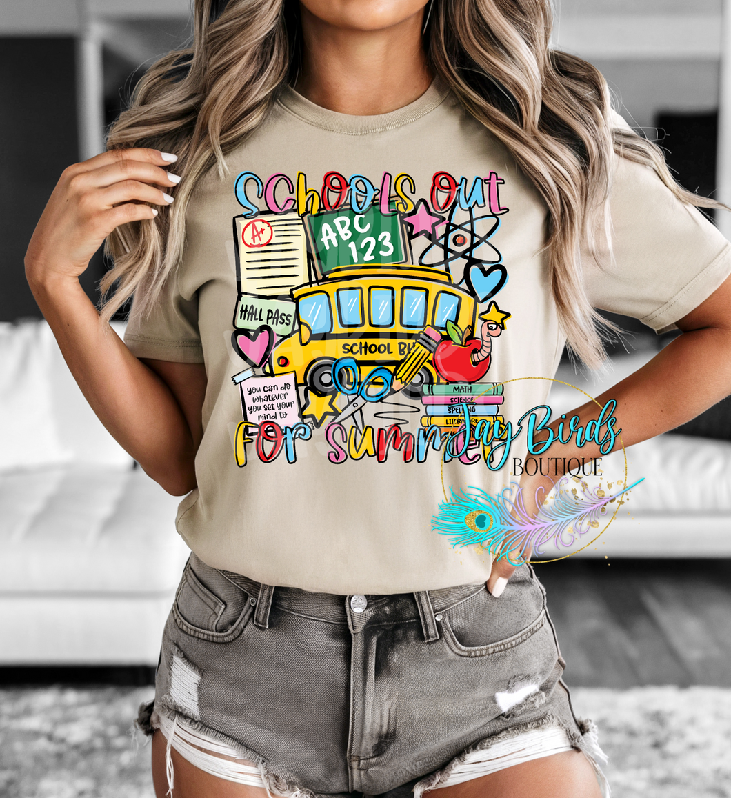 Schools out for Summer Solid Tee