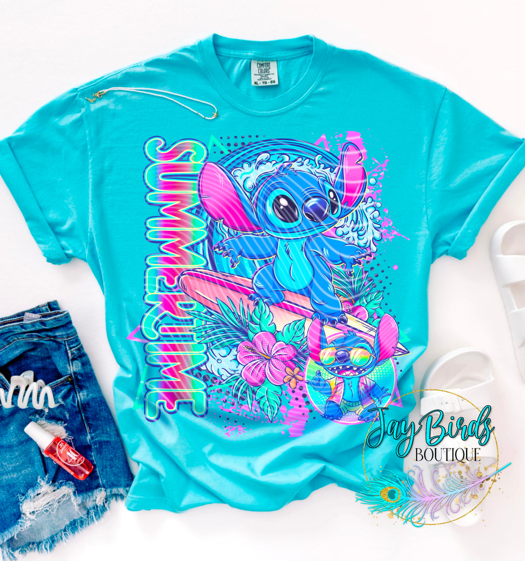 Summertime Stitch Solid tee