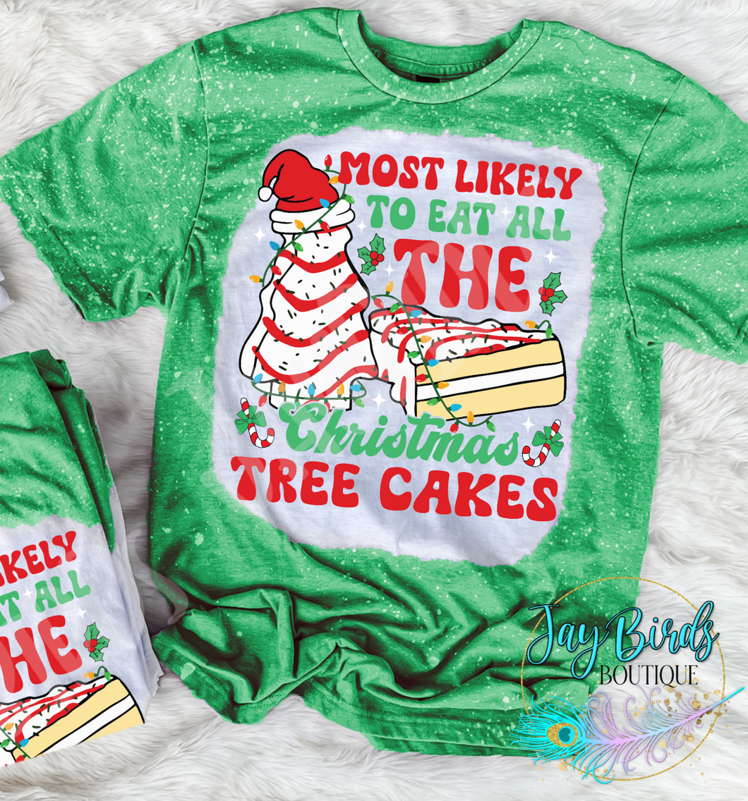 Most likely to eat all the Christmas tree cakes