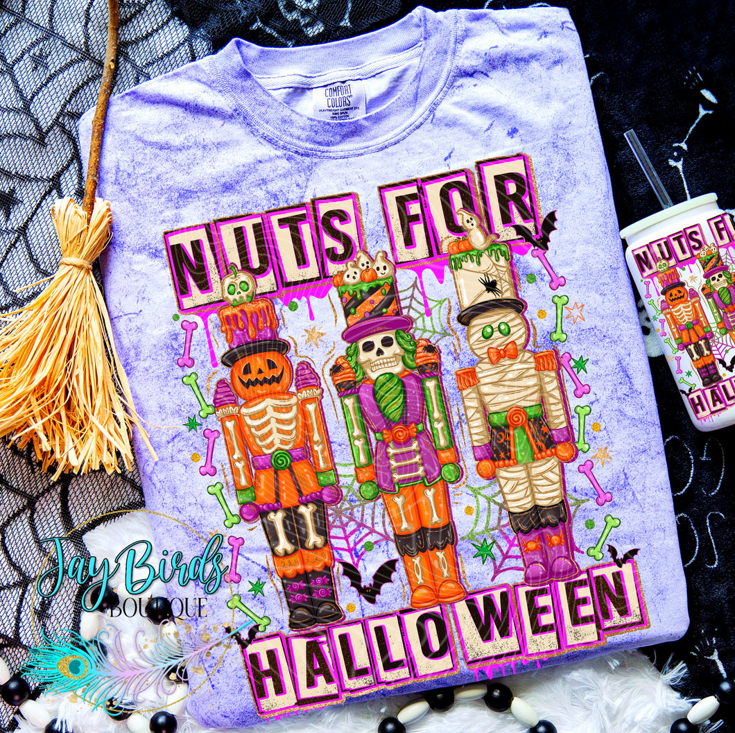 Nuts for Halloween Solid tee