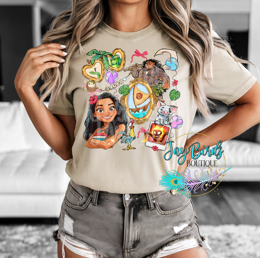 Moana Coquette Solid tee