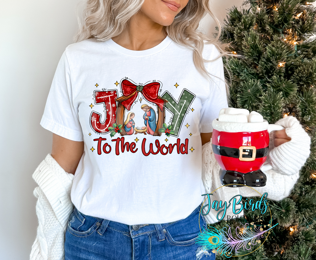 Joy to the World Solid Tee