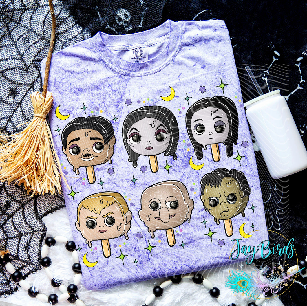 Adam's fam ice cream solid tee