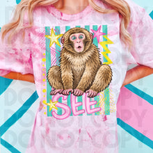 Load image into Gallery viewer, Monkey See,Monkey Do Front and Back Solid tee
