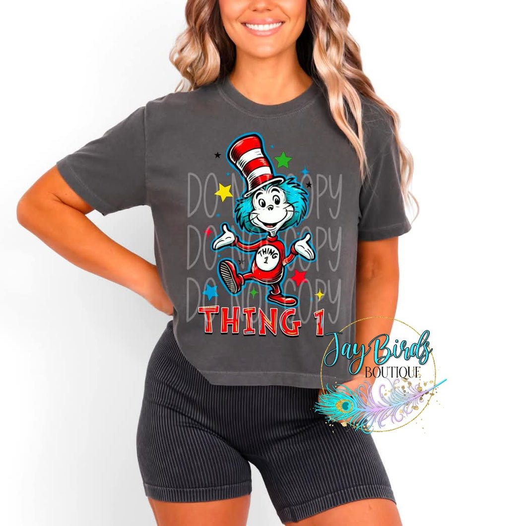 Thing 1 Solid Tee