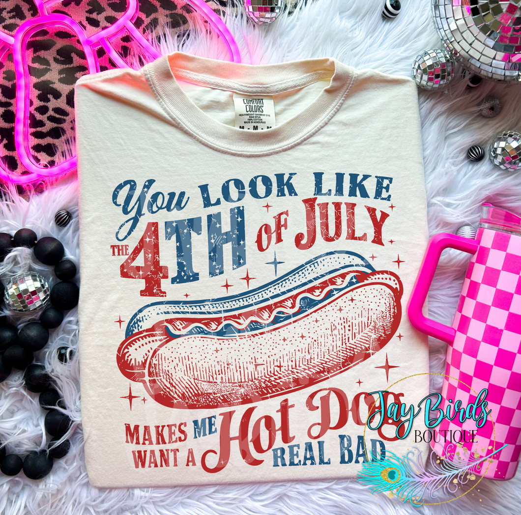 You look like the 4th of July Solid Tee