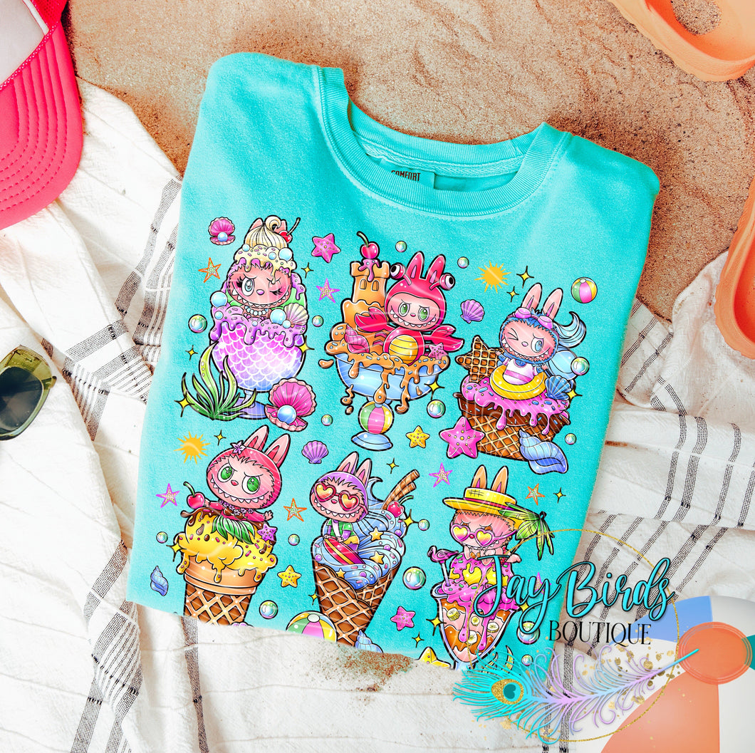 Labubu Ice cream Solid tee