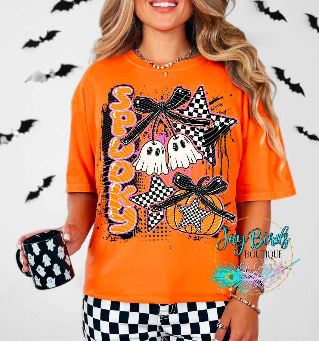 Spooky Retro Solid tee